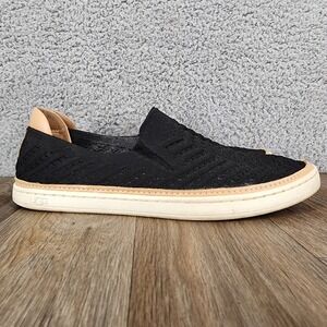 UGG‎ Women's Size 8 Knit Slip On Loafers Casual Comfort Shoes Black